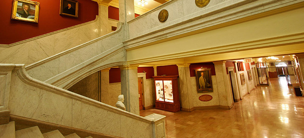 John Morgan building staircase