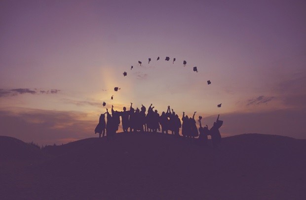 graduates celebrating