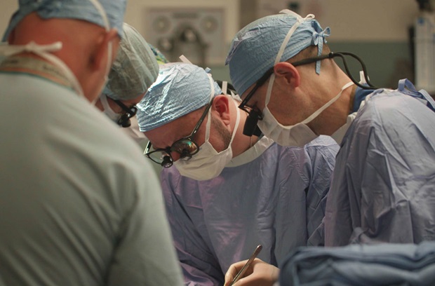 Dr. Kovach in surgery