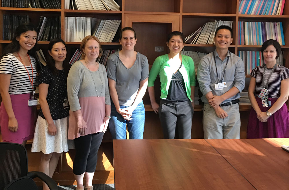 Group shot of pulmonary fellows
