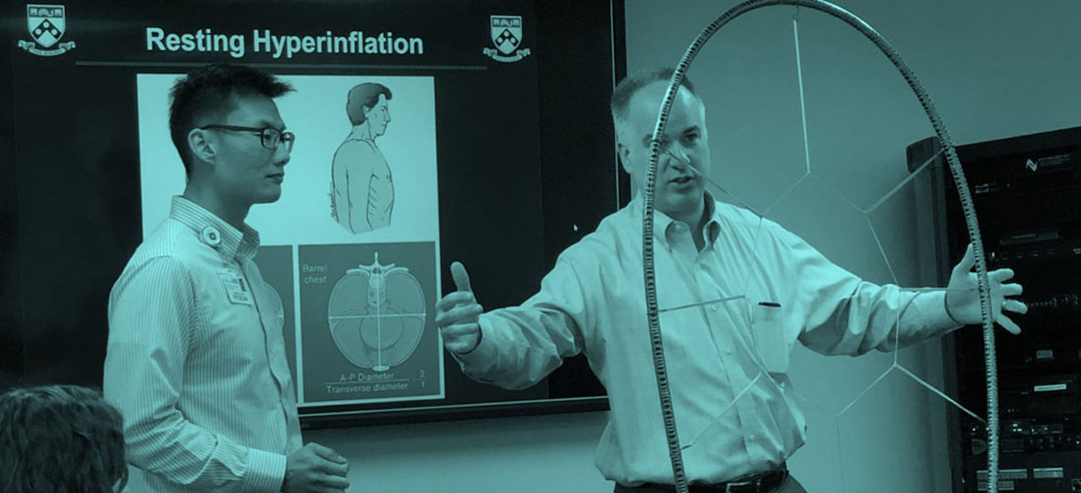 Dr. Sims teaching class