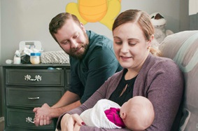 Gobrechts with Newborn