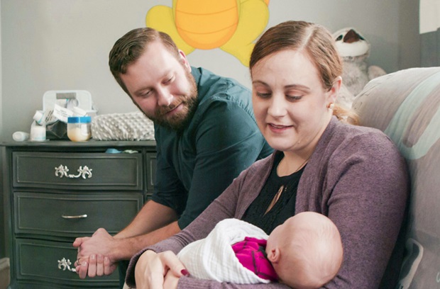 Gobrechts with Newborn