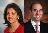 headshots of Natasha Mirza, MD and Oren Friedman, MD