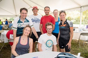 Ellen Fitzgibbon and Team GO at the 2017 Breakthrough Bike Challenge