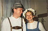 oktoberfest couple smiling