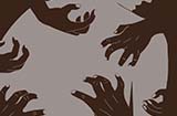scratching hands