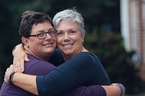 Sarah Sedlak and mother Mary Marzolf