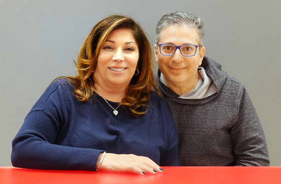 Stacy and her husband
