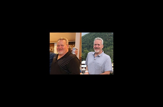 before and after of Jim