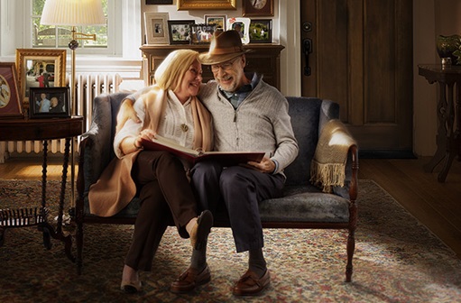 Don, a patient at the Penn Neuroscience Center, and his wife