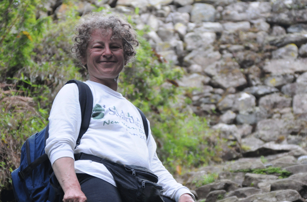 Alison Manaker smiling on a hike