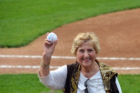 Anne Canosa at the big game