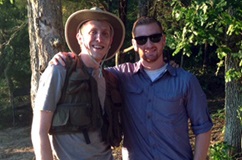 Jeff and John smiling together