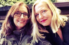 Michele Bruno and her cousin