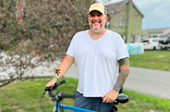 Rick with bike