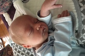 Baby boy sleeping 