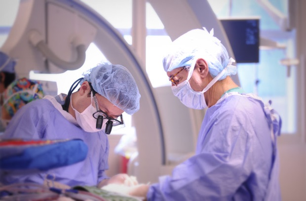 Dr. Fairman performing surgery
