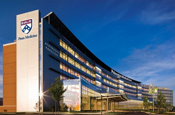 Exterior photo of Princeton HealthCare System's Atkinson Pavilion