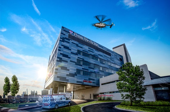 Rendering of the Penn Presbyterian Trauma Center