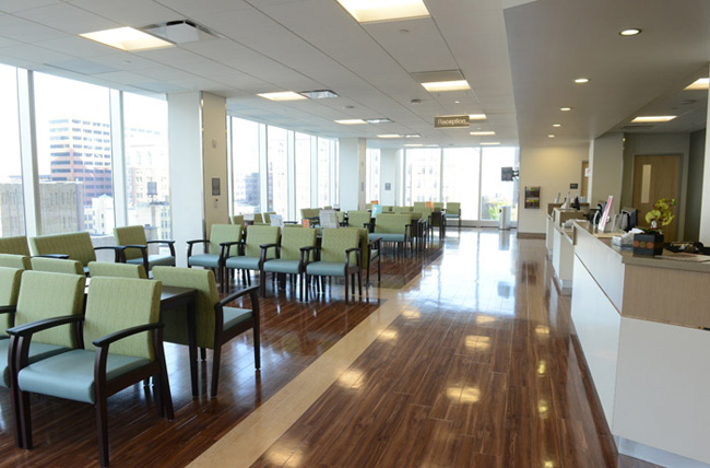 Penn Medicine Washington Square patient waiting area