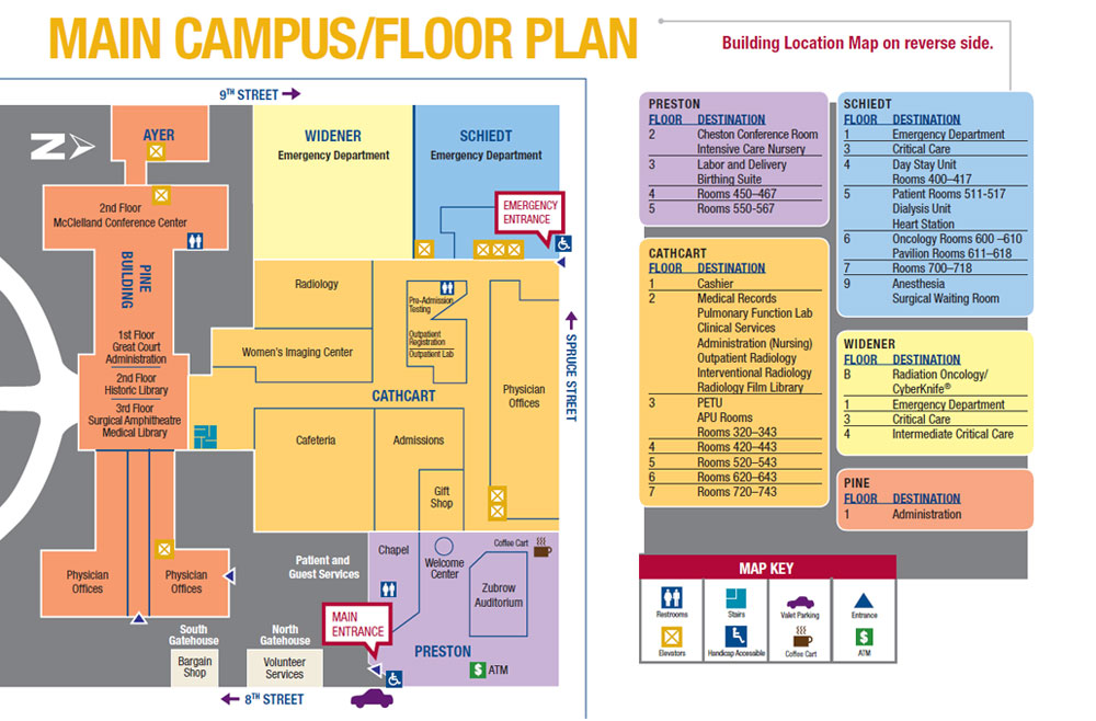 Pennsylvania Hospital Floor Plan