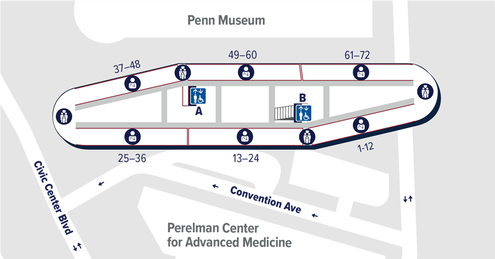 Floor plan of Pavilion, Floors 7 to 14