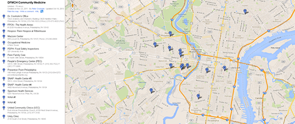 Family Medicine Map