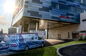 Ambulance at hospital
