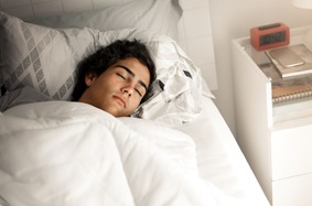 Teenager Sleeping