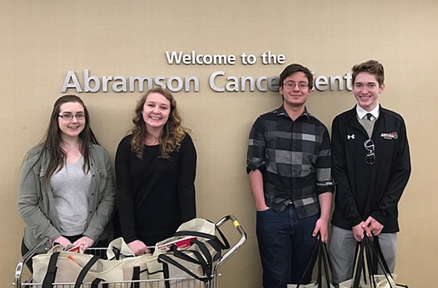 (L to R) Amanda Roach, Hailey Miller, Ned Satchfield, and Michael McCoy.