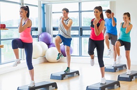 women exercising