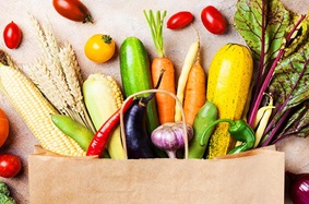 assortment of fall vegetables