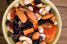 a bowl of trailmix