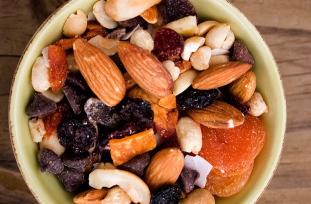 a bowl of trailmix
