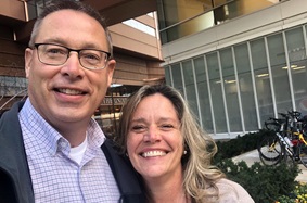 Jen Wexler and her husband photo