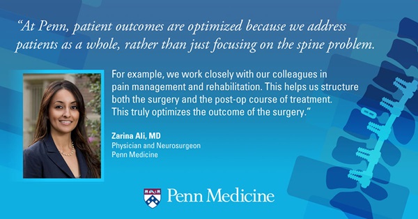 Dr. Zarina Ali Spinal Fusion Surgery