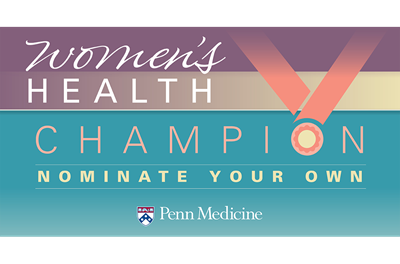 Women's Health Champion banner