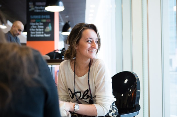 Young woman smiling