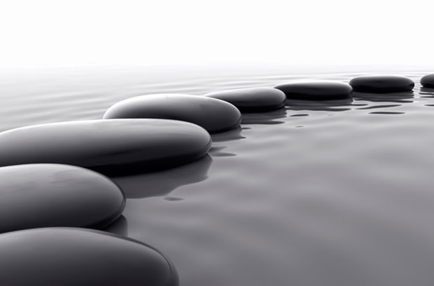 Rocks in a stream