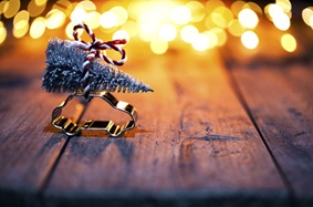 Car cookie cutter and Christmas tree
