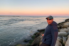 Ed Jackson fishing