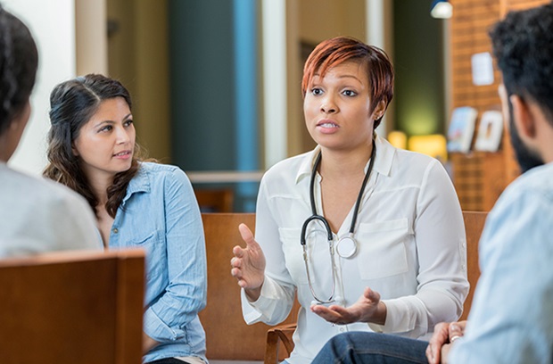 patients in support group
