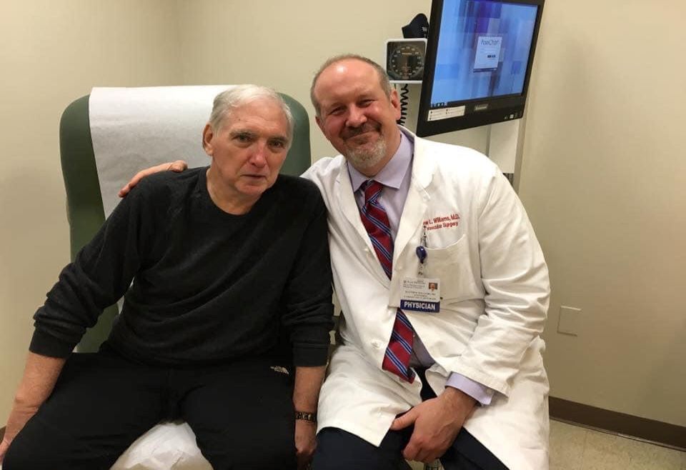 John Quinn and Dr. Williams