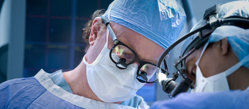Surgeons in the operating room