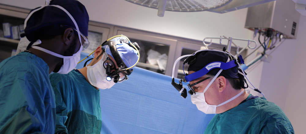 Team of surgeons
