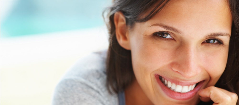 Woman smiling