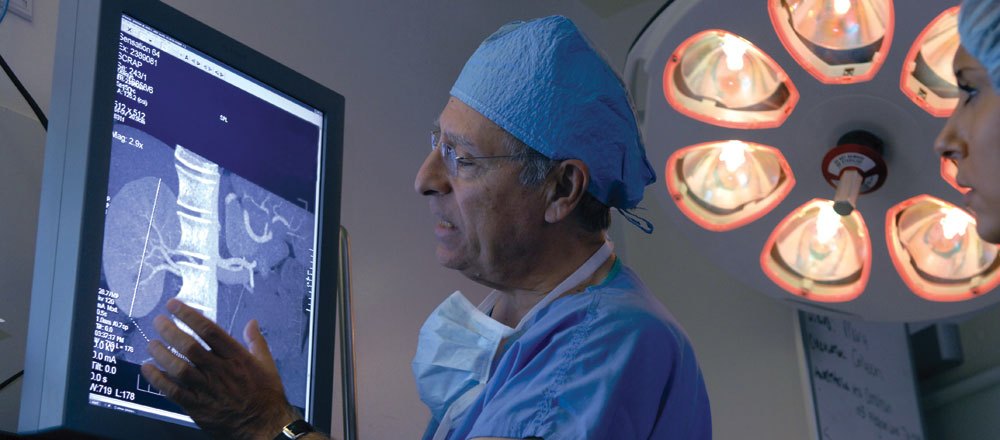 Dr. Ali Naji in the operating room